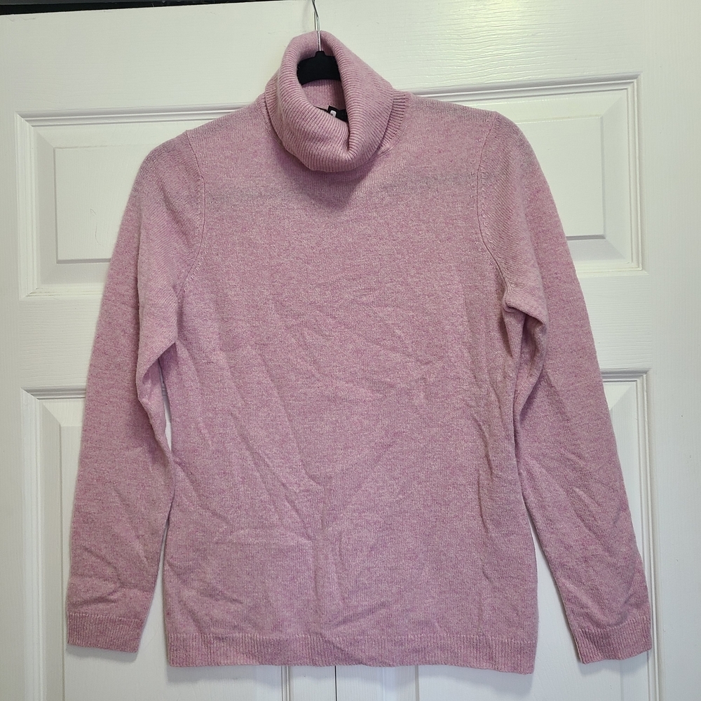 Charter Club Light Pink Cashmere Turtleneck Sweater M‎